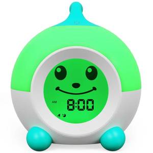 lot 18059 image: iHoo Ok to Wake Kids Alarm Clock, Toddler Sleep Training Clock with Touch Night Light, Nap Timer Gift for 2-9 Years Girls Boys