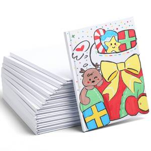 lot 19442 image: miikoul 12 Pack Hardcover Blank Book,100GSM White Blank Books for Kids to Write Stories,40 Pages 6x8 Inch Blank Page Journal Make Your Own Book Ideal for Teens Reading Writing Drawing Guestbook