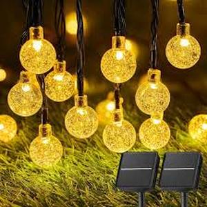 lot 4339 image: Brightown Solar Fairy String Lights Outdoor Patio Lighting