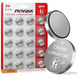 lot 18030 image: PKNOVA CR2450 3V Lithium Battery 18Pack