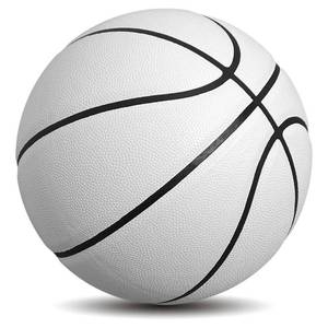 lot 1900 image: MINDCOLLISION Size 567 Solid Color Basketball, No Standard Non-Slip Wear-Resistant, Suitable for Indoor and Outdoor Childrens Womens Youth Adult Basketball,White,7