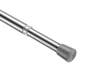 lot 2382 image: MEXAU 1Pcs Spring Tension Curtain Rod 26-39 inch Spring Tension Rods Silver Tension Rods Adjustable Spring Rod Extendable Tension Rod For Kitchen, Bathroom, Window, Bookshelf,Closet.