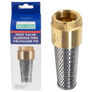 lot 2409 image: 1 Inch Foot Valve No-Lead Brass Heavy Duty Backflow Preventer 1 Foot Valve Female Connection for Maintain Pressure & Prevent Reverse Flow, Compatible with All Brands