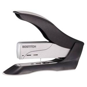 lot 2433 image: Bostitch Office inHANCE100 Heavy Duty Stapler - Two Fingers, No Effort, Spring Powered Stapler - 100 Sheets, Gray (1300)