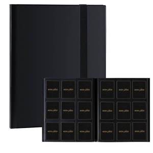 lot 4021 image: Card Binder 9 Pocket Storage 360 Card Binder,Trading Card Binder Senior and Sturdy Side-Loading Album,Intended For YuGiOh,MTG, TCG,Game Cards & Baseball Card Binde,(Black)