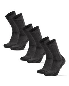lot 4028 image: DANISH ENDURANCE Merino Wool Hiking Socks for Men & Women, Anti-Blister Socks for Outdoors, Dark Grey, Medium