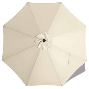 lot 4042 image: MASTERCANOPY Patio Umbrella 9 ft Replacement Canopy for 8 Ribs-Creamy White Canopy Only