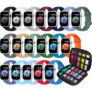 lot 4459 image: Compatible with Apple Watch Bands 45mm 44mm 46mm 49mm for Women Men, iWatch band with Watch Band Organizer for iWatch Ultra Series10 9 8 7 6 5 4 SE