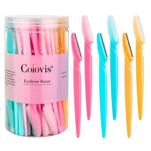 lot 4464 image: 66 Eyebrow Razor and Face Razor for Women and Men, Eyebrow Hair Trimmer and Shaver with Protective Cover,Safe and Newbie Friendly