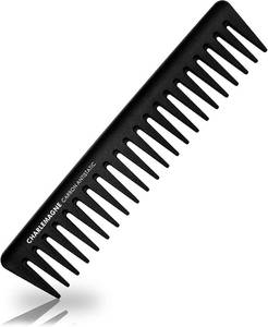 lot 4472 image: Charlemagne Wide Tooth Comb Men - 19 cm - Detangle Knots With Detangler Comb - Add Volume & Texture - Style Slick Back Hair with Styling Tool