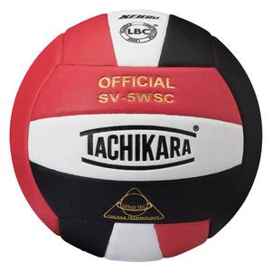 lot 6092 image: SV5WC Red, White and Black Volleyball (EA)