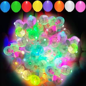 lot 6135 image: Aogist 100pcs Mutilcolor Balloon Lights, Long Standby Time Waterproof Mini Ball Light, Round LED Flash Lamp for Paper Lantern Balloon Party,Wedding,Birthday,Festival,New Year and Christmas Decorative