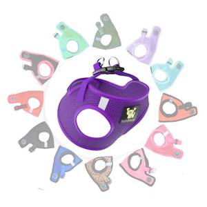 lot 6265 image: EcoBark Rapid Fastener Super Comfort Fully Adjustable Double Padded Step in Dog Harness (XXS, Purple)