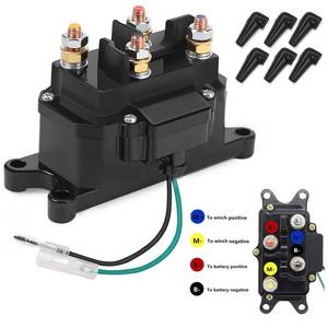 lot 6315 image: KanSmart Winch Solenoid Relay Contactor 12V 250A Winch Relay Thumb Truck for ATV UTV Boat 4x4 Vehicles 3000-5000lbs Winch with 6 Protecting Caps - Replacement 63070 62135 74900 2875714 70715