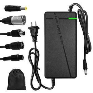 lot 6320 image: 42V 3A5A Charger Charging Speed is 100% Faster Than 1.5A and 50% Faster Than 2A,6 Plug Suitable for Various Lithium Batteries, Such as Lawn Mower and Wheelchair Lithium Batteries, etc. (3A-6 Plugs)