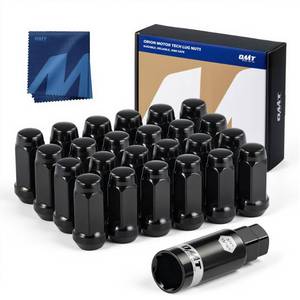 lot 6323 image: Orion Motor Tech M14x1.5 Lug Nuts with Cone Seat, 34 19mm Hex Wheel Lug Nuts Compatible with Chevy Silverado Suburban 1500 Tahoe Colorado Traverse, Ford F-150 Ram 1500 Aftermarket Wheel, Set of 24