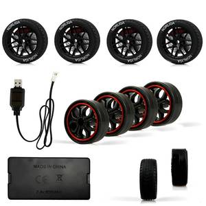 lot 6327 image: 116 RC Drift Car Replacement Parts 7.4V 600mAh Li-ion Battery Spare Parts USB Charger 4 Drift Tires  4 Racing Tires Suitable for RC-18ARC-18B