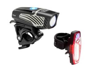 lot 6371 image: NiteRider Lumina Micro Sabre Bike Light Combo 650 Lumen Headlight 110 Lumen Taillight USB Rechargeable Bicycle LED Front and Back Light IP64 Waterproof Mountain Road Commuting MTB Cycling Safety Flash