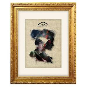 lot 11426 image: CasaDHG 11x14 Vintage Picture Frame, Antique Photo Frames, Retro Design with 8x10 mat Vintage Frames for Home, Office and Wedding Decor, Gold