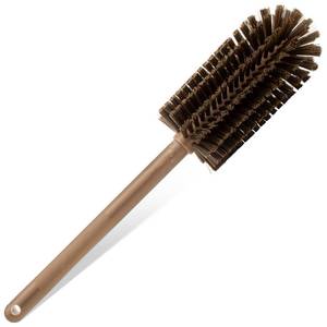 lot 12406 image: SPARTA Large Water Bottle Brush Ideal for Wide-Mouth Jars, Bottles and Tumblers, Dishwashing Tool with Handle for Home and Commercial Kitchens, Plastic, 16 Inches, Brown
