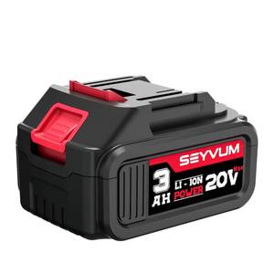 lot 12408 image: SEYVUM 20V MAX 3.0 Ah Lithium-Ion Battery for Impact Wrench