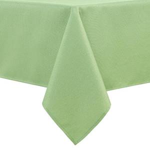 lot 12433 image: Hiasan 60 X 60 Inch Square Textured Tablecloth - Waterproof Spillproof Antiwrinkle Jacquard Table Cloth for Kitchen and Dining Dinner, Outdoor Picnic, Holiday and Parties, Light Sage Green