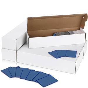 lot 13577 image: Yexiya 800 Count Storage Box Card Holders for Trading Cards Sports Note Collector Box Trading Note Organizer for Gaming Sports Collecting(6 Pcs)