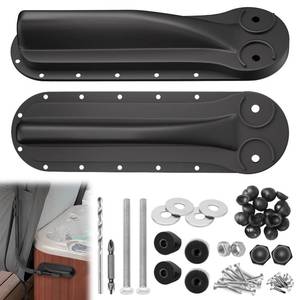 lot 13606 image: Spa Cover Lift Accessories,Hot Tub Cover Lift Original Parts,One Pair of Brackets Includes Mounting Kit,Side Mount Manual-Pivot Lifter Accessories,Lifter Replacement Two Bracket Kit