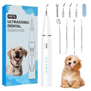 lot 14449 image: Psytpusa Plaque Remover for Teeth, Pet Ultrasonic Cleaner, Dog Plaque and Tartar Remover with LED Light, Dog Teeth Cleaning Dental Care Kit for Tartar and Stains, Suitable for Dogs and Cats (White)
