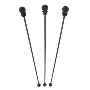 lot 14454 image: StixToGo Beverage Plugs - Leak Prevention Coffee Accessories for Hot Drinks, Disposable Coffee Stoppers, Fits Standard Disposable Lids - Black, 7.5, Pack of 200