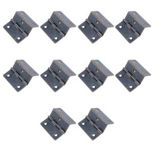 lot 14455 image: Coshar 10Pcs 2 Three Fold Bend Hinges Vintage Hinges with Screws Hardware for Cabinet, Door, Furniture, Vintage Jewelry Box, DIY, Bronze