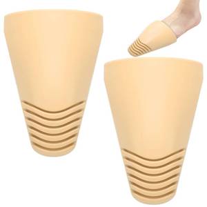 lot 14487 image: Innconee 2 Pcs Amputee Shoe Toe Fillers, Partial Foot Amputation PU Foam Shoe Filler Inserts Non Slip Amputee Toe Cushion Pads for Man Woman Amputated Orthotics Essentials(L)