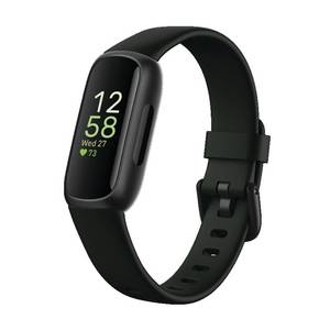 lot 18126 image: Fitbit Inspire 3 Health &-Fitness-Tracker with Stress Management, Workout Intensity, Sleep Tracking, 247 Heart Rate and more, Midnight ZenBlack One Size (S & L Bands Included)