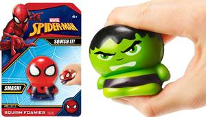 lot 18164 image: JA-RU Marvel Avengers & Captain america Squishy Foam Ball (1-Pack Assorted) Slow Rising Squishy Toys for Kids  Superhero Stress Balls & Anger Management Toys  Teacher Treasure Box Prizes. ABC-6811-1