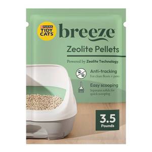 lot 19469 image: Purina Tidy Cats Litter Pellets, Breeze Refill Litter Pellets in Recyclable Box - (6) 3.5 lb. Bags
