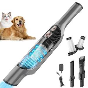 lot 19504 image: Zefiro Compact Powerful Cordless Handheld Vacuum, Rechargeable Portable Car Vacuum for Car & Pet Hair, 25000PA High Power Suction, XL Dust Cup, 2 Brushes & Filters, Long Runtime with Charger