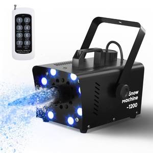 lot 19518 image: UPGREY 1200W Snow Machine for Outdoors and Indoors, Fake Snow Maker for Party