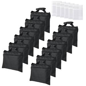 lot 20376 image: ifkdnr 12 Packs Sandbags with 12 PE Bags, Heavy Duty Sand Bags, Sand Bags for Weight with Zipper and Buckle Straps for Support Light Stand, More 24681012 Packs Sand Bag to Choose.
