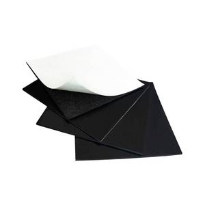 lot 20382 image: 4 Pieces Neoprene Rubber Pads with Adhesive Backing 18 in Thick x 6 in x 6 in, Anti Vibration Pads, Rubber Block for Anti-Slip, Shock Absorption, Protection