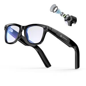 lot 20389 image: EarlySincere 2026 Ai Smart Glasses for Men Women, 8mp 4k Hd Camera Glasses, 410mah Battery, Supports PhotoVideoAudio Recording, Ai Voice Control, Ai Glasses with Bluetooth Calling(Blue Light)