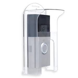 lot 20392 image: Transparent Plastic Doorbell Rain Cover , All Models Waterproof Protector Shield For Ring 12342020ProPro 2 Video Doorbells