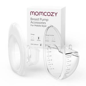 lot 20407 image: Momcozy Mobile Style  M6 Flange 27mm & Milk Collector, Original Mobile Style  M6 Breast Pump Replacement Accessories