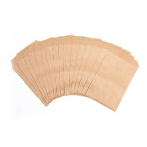 lot 20408 image: 100-pack 3x5 Inches Mini Size Natural Kraft Paper Bags for Bakery Cookies Treats Snacks Popcorn Small Gift bag