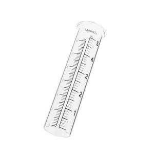 lot 20431 image: Mateda 5 Capacity Rain Gauge Glass Replacement Tube, Lip Design, Great for Yard Garden Outdoor Home (1 Pack)