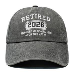 lot 20443 image: Retirement Gifts for Men Woman, Mens Retirement Gifts 2026, Funny Retirements Hats for Men Women, Cool Retired Gift for Him Her Husband Wife Dad Mom Coworker, Adjustable Embroidered Retired Caps