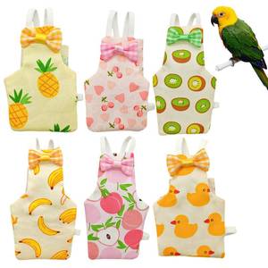 lot 20451 image: 6 PCS Bird Diaper, Parrot Diaper Flight Suit, Cute Pigeon Pants, Waterproof Inner, Reusable, Suitable for Conure, Lovebird����, Parakeet��, Budgerigar, Pet Chicken&Duck, Guinea Pig