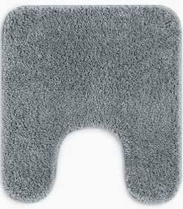 lot 2396 image: Gray fuzzy toilet mat