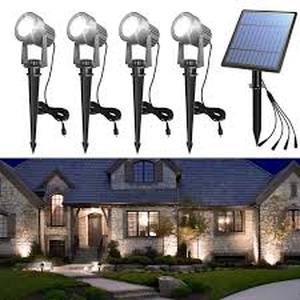 lot 11405 image: APONUO Solar SpotLight Low Voltage (4in 1)