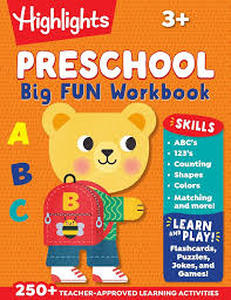 lot 18219 image: Highlights Preschool Big Fun Workbook Ages 3
