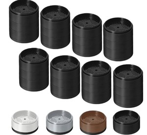 lot 1881 image: EGTTGIN 24 Pack Furniture Risers Black